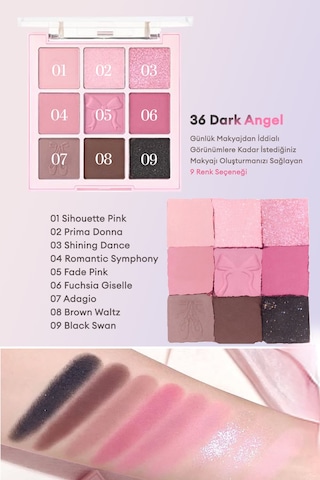 Dasıque Shadow Palette 36 Dark Angel