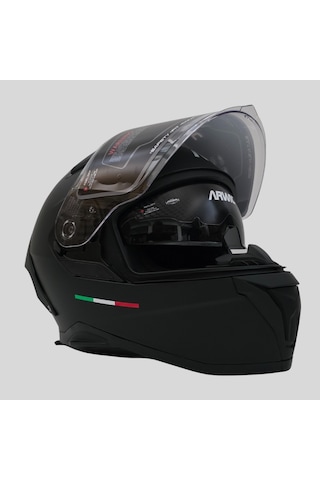 Arwic Mat Kapalı Full Face Motosiklet Kaskı Ar939 Siyah
