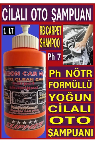 Rb Carpet Ph Nötr Formüllü Cilalı Oto Yıkama Şampuanı 1 Kg