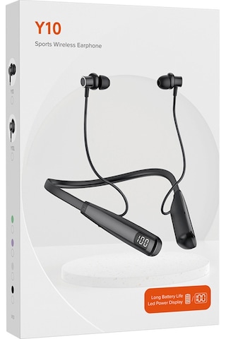 Maiyame Y10 Kablosuz Bluetooth Kulaklık Boyun Askılı Boyun Manyetik Emme Spor
