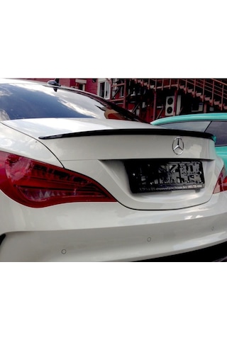 Autogp Mercedes Cla Bagaj Üstü Spoiler W117 Pianoblack Boyalı 017 Mb34 01 01