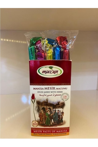 Maccun Manisa Mesir Macunu 5'li Çubuk 105 Gr Doğal Bitki Ve Baharatlarla Hazırlanmış
