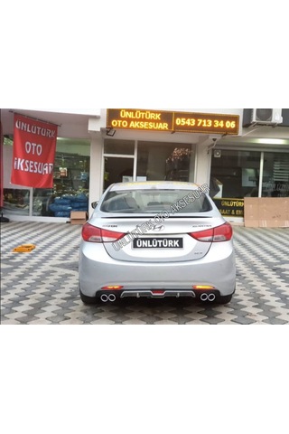 OtoÇizgi Hyundai Elentra Bagaj Üstü Spoiler - Spoiler Piano Black AnatomiK OtoÇizgi