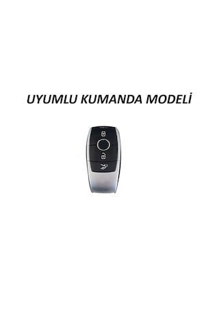 Mercedes Uyumlu Karbon Anahtarlık Anahtar Kabı Keychain