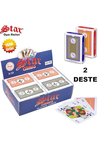 Iskambil Kağıdı Star Oyun A/30 Iskambil Kağıdı Pişti Batak Kağıdı
