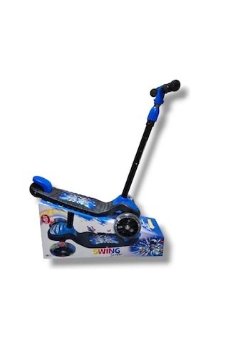 Swing Scooter Işıklı Kutulu Mavi