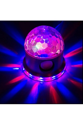 Süper Parlak Ses Kontrollü Kristal Led 10watt Gece Lambası Beyaz
