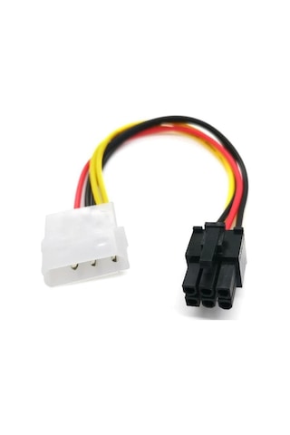 Tkz 7849 Molex 4 Pin 6 Pin Pci-e Dönüştürücü Ekran Kartı Güç Power Kablosu