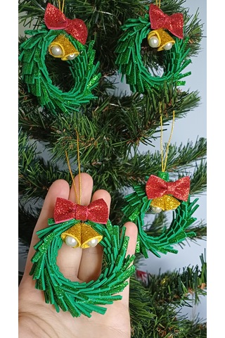 Yılbaşı Süsü Eva 4 Lü 04