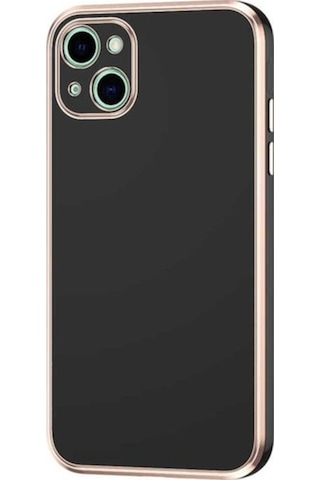Apple Uyumlu iPhone 13 Kılıf Zore Bark Kapak Siyah