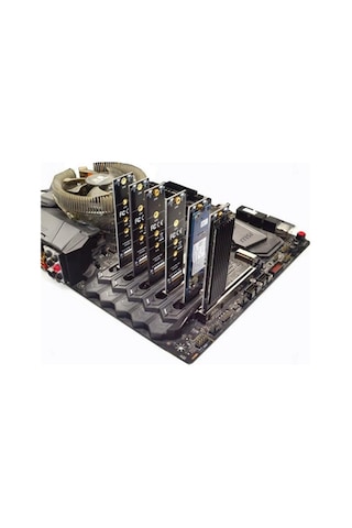 9143 M.2 Nvme Ssd Ngff To Pcie 3.0 X1 Adaptör Pcıe Ten Pcı-e 3.0 1x Destekli Yalnızca M.2 Pcı-e M Ke