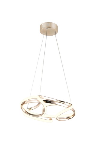Ld 061 K Topsuz Model Gold 3 Renkli Salon Ve Oturma Odası İçin İdeal Alüminyum Avize, 50x90 Gold