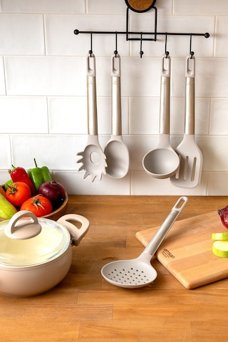 Emsan Soft 5 Parça Servis Seti Gri