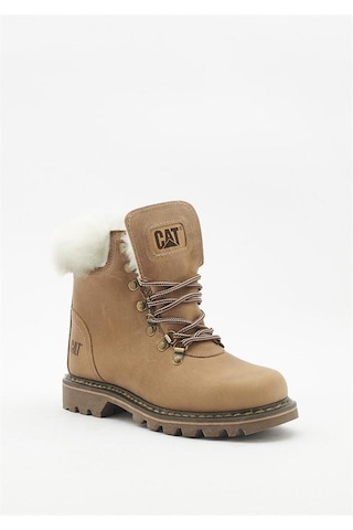 Caterpillar İllinois Beıge Crazy Deri Kadın Bot 001