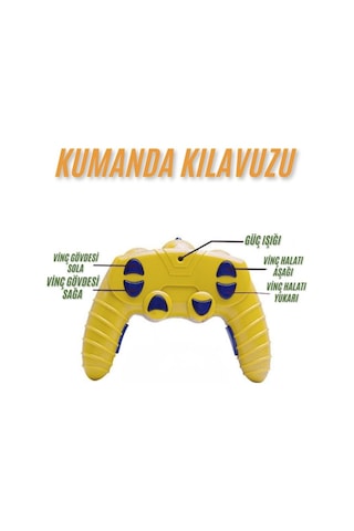 Dev Boy Uzaktan Kumandalı Oyuncak Kule Vinç 128 Cm