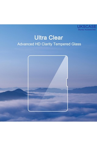 Ukscase Apple Uyumlu iPad Air 11 6. Nesil 2024 11'' Temperli Cam Ekran Koruyucu 2 Adet