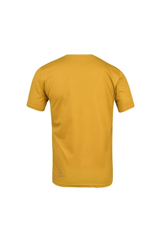 Hannah Ravi Baskılı Erkek T-shirt Sarı