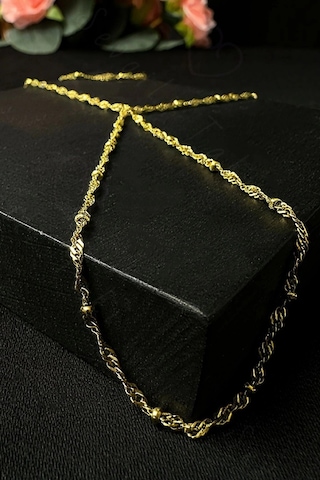 Toplu Burgu Zincir Silver Renk Çelik Şahmeran Karma Serisi Altın