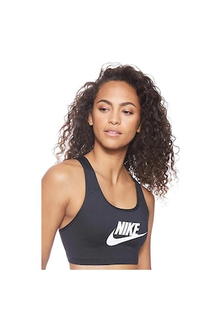 Nike Swoosh Futura Lacivert Kadın Sporcu Sütyeni Lacivert