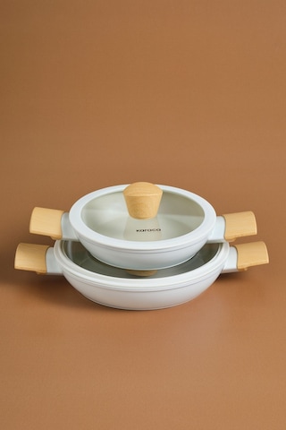Karaca x Refika Swiss Crystal Almond Cream Sahan 4 Parça Set Ind