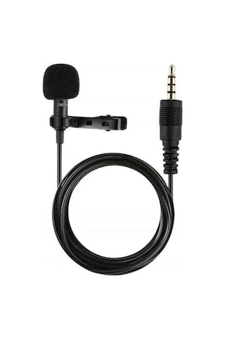Lavalier Yaka Mikrofonu 3.5 mm. AUX Canlı Yayın Youtube 119