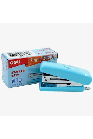 Deli 0222 Mini Zımba Makinesi No:10 15 Sayfa