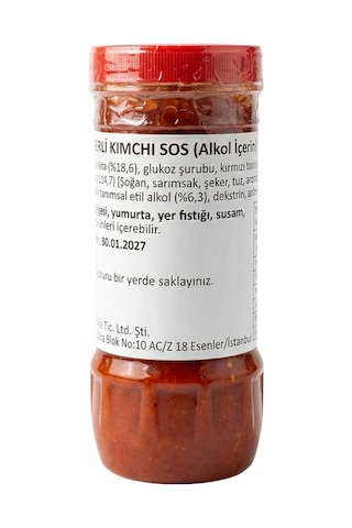 Kimchi Sos Ançuezli Ve Acı Biberli 430 G