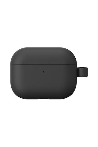 Airpods Pro 3 Uyumlu Amazingthing Glamour Serisi Deri Tasarımlı Kapak Siyah Siyah