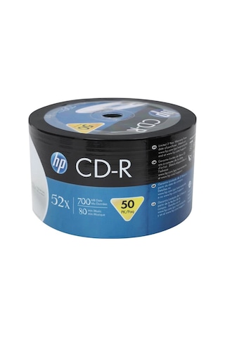 Hp Cd-r 700mb-80mın 52x 50 Li Shrink Kdo