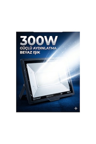 300w Led Projektör Beyaz Işık,yüksek Lümen, Bahçe Aydınlatma,sokak Aydınlatma