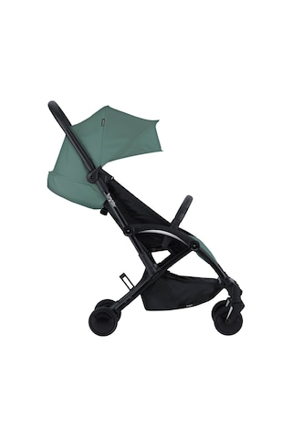 BabyBjörn Bliss Ana Kucağı Petal Woven Anthracite & Bumprider Connect³ Black-Olive Bebek Arabası - Yan Düzenleyici Çanta