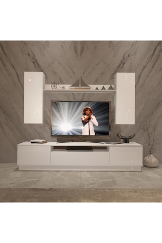 Decoraktiv Trendstyle 5ds Mdf Tv Ünitesi Tv Sehpası Beyaz