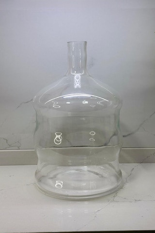 10 Litre Cam Damacana Sebil Uyumlu, Plastik Kapaklı Şeffaf