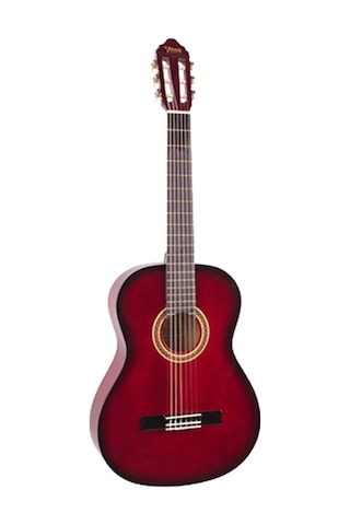 Valencia Vc104T Sap Çelikli Kırmızı Sunburst Klasik Gitar