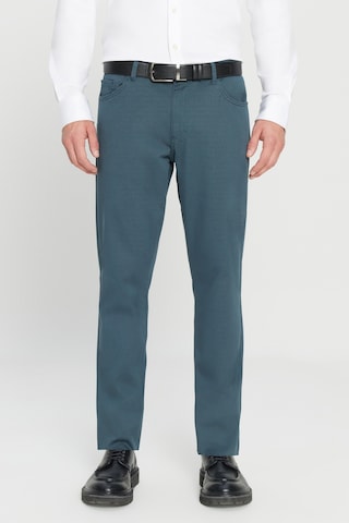 Ac&Co / Altınyıldız Classics Slim Fit Dar Kesim Pamuklu Esnek Chino Erkek Pantolon - Petrol