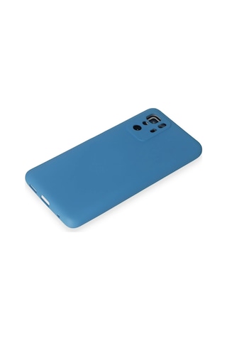 Newface Xiaomi Poco X3 Gt Kılıf Nano İçi Kadife Silikon Semeglbl - 42 - Mavi