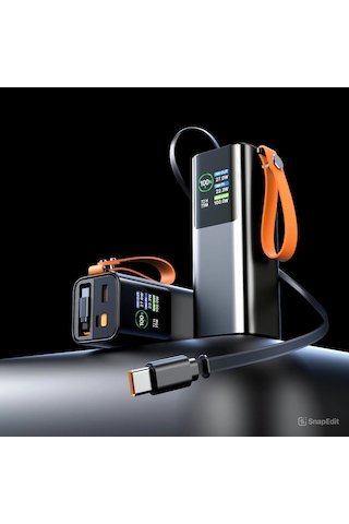 Shaza Nexa Serisi 20.000 Mah 100w Kule Tipi Powerbank - Gri
