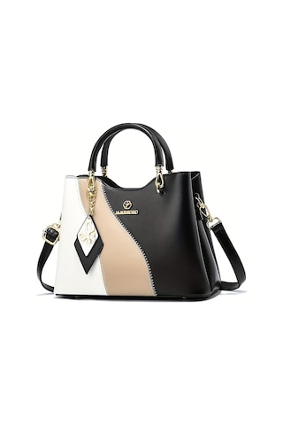 Kadınlar İçin Trendy Kontrast Renkli Tote Çanta