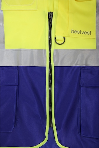 Bestvest Reflektörlü Sarı Lacivert Mühendis Yeleği