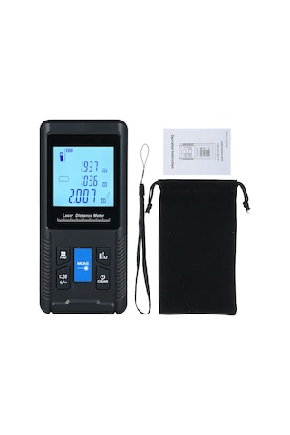 Reedark X100 El Tipi Lazer Ölçü Cihazı - 100m Aralık, 20 Veri Depolama, Alan/hacim/iki Nokta Ölçüm Modları, Ip54 Su Geçirmez, Siyah Pil Yok