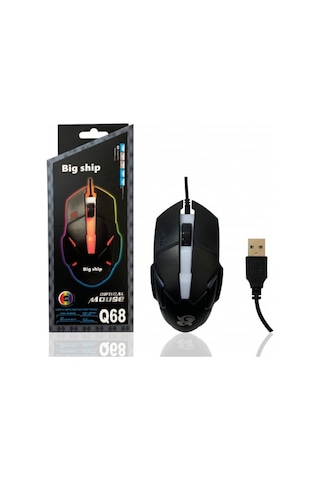 Platoon PL-1620 Usb 2400 DPI RGB Işıklı Gaming Oyuncu Mouse