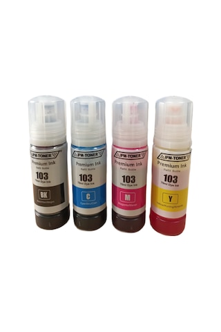 Epson Ecotank 103 Uyumlu Mürekkep Set 4x70ml