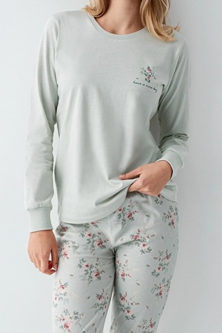 Lenaca Rolypoly 3703-s Kadın Uzun Kol Pijama Takım Yeşil