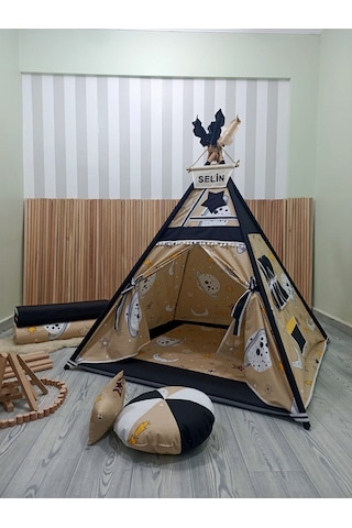 Kızıldereli Çocuk Oyun Çadırı Devrilmeyen Sabitleme Mekanizmalı Galaksi Serisi Gold