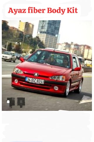 Peugeot 106 Gtı Ön Tampon Arka Tampon Dodikler Marşbiyel Takımı Ful Body Kit Fiber Boyasız