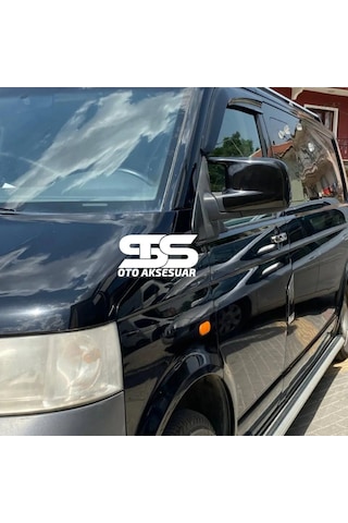 Volkswagen Transporter T5 2004-2009 Uyumlu Batman Yarasa Ayna Kapağı Piano Black Abs Plastik
