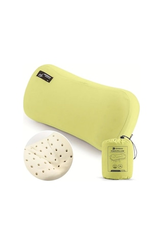 Trendooze Sunshine022 Hıkeman Hafızalı Mavi Kamp Yastığı, Hafif Seyahat Ve Kampçılık İçin Mavi