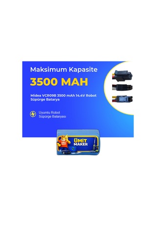 Midea Vcr09b 3500 Mah 14.4v Robot Süpürge Batarya