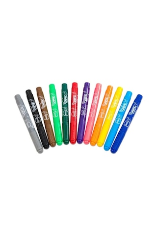 Jovı 1712 Yıkanabilir Maxı Keçeli Kalem 5,8mm Uç - 12 Renk