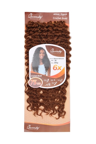 Queensky Afro Dalgası / 75cm / 240gr / Bakır - Uxfo-896456 Çok Renkli